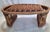 Embrace vintage bohemian utility with this beautifully preserved Mid-Century Modern woven wicker and rattan bed tray lap...