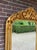 Late 20c French Louis XVI Gold Wood Floor Mirrors Pair For Sale - Image 9 of 17