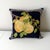 Vintage pear needlepoint wool throw pillow with insert. The pillow is unique with its carpet beater corner trim accents....