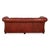 Vintage Chesterfield Leather Three-Seater Brown Sofa For Sale - Image 14 of 16