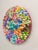 Round Multicolor Relief Wall Sculpture, 2010s For Sale - Image 3 of 9