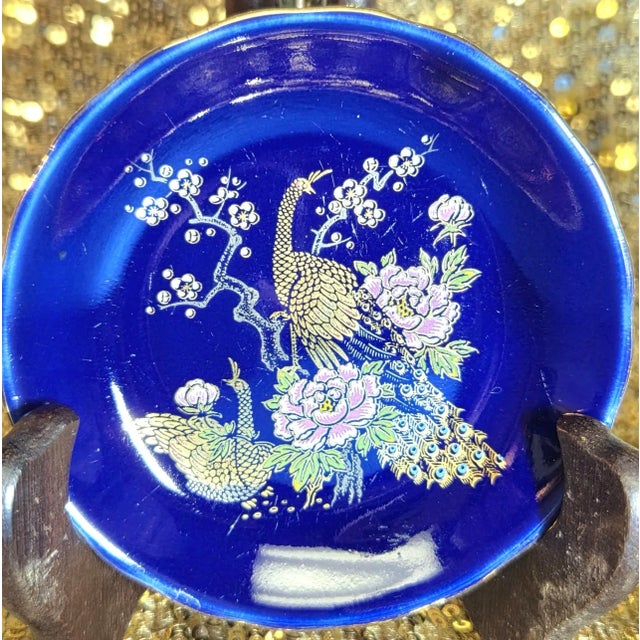 Blue Cobalt Blue Japanese Kutani 3-Piece Set For Sale - Image 8 of 18