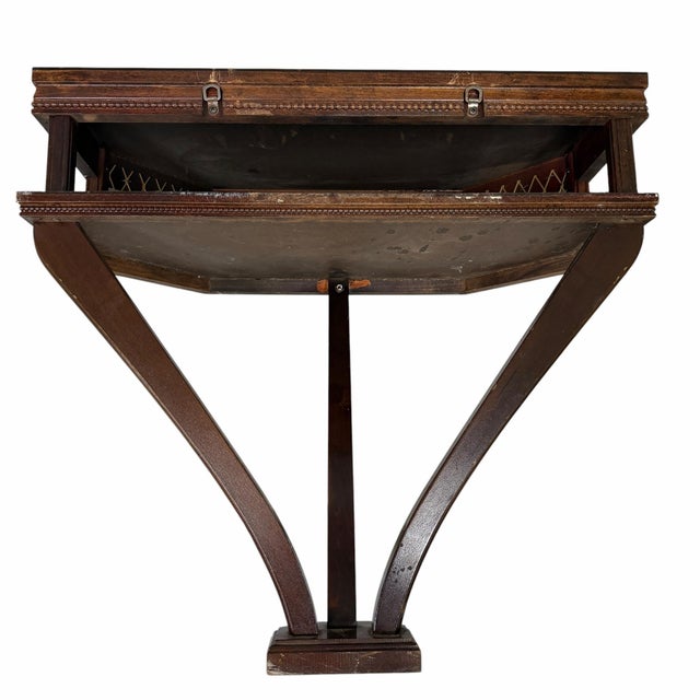 Mid 20th Century Mid Century Regency Style Large Decorative Brackets Wall Table For Sale - Image 5 of 6