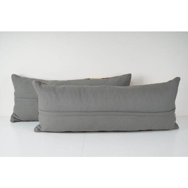 Striped Kilim Pillow Cover - A Pair For Sale - Image 4 of 4