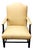 Vintage Arm Chair, Accent Chair, Gold Upholstery For Sale