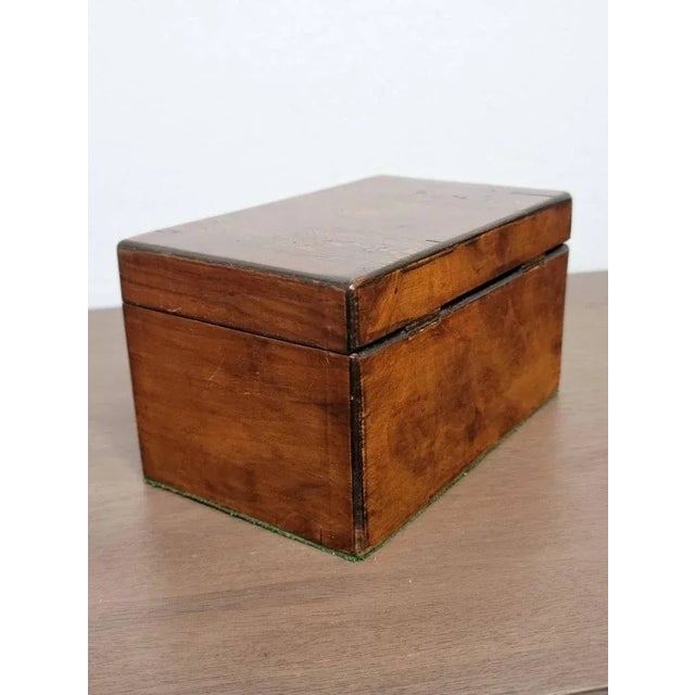 19th Century English Tunbridge Ware Marquetry Tea Caddy For Sale - Image 10 of 11