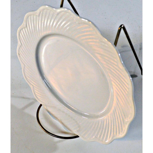 Dansk White Portugal Oval Candy Plate For Sale In Miami - Image 6 of 7