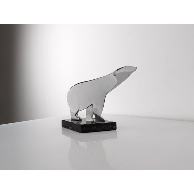 Art Deco Sculpture of Polar Bear by Karl Hagenauer, Austria, 1920s For Sale - Image 13 of 13