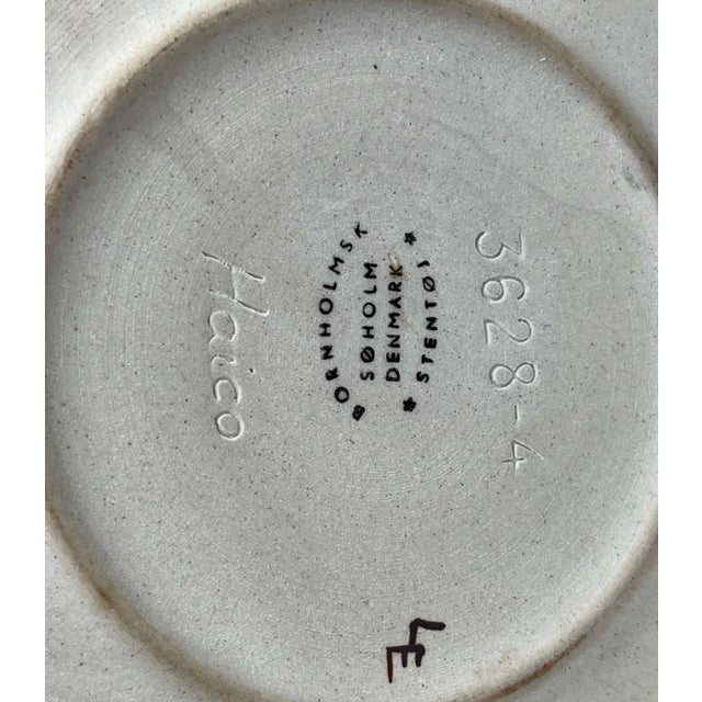 Large Mid-Century Modern Danish Studio Pottery Lilia Bowl by Haico Nitzsche for Søholm, 1960s For Sale - Image 15 of 18