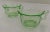1930s Cambridge Green Uranium Glass Sugar and Creamer Set - 2 Pieces For Sale - Image 9 of 9