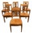 Fine 19th Century Neoclassical Style Leather Dining Chairs - Set of 6 For Sale