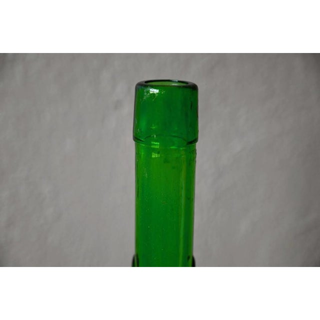 Empoli Giant Zoomorphic Bottle in Empoli Glass For Sale - Image 4 of 12