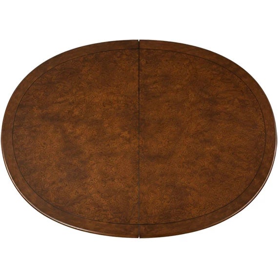 Traditional 67"-85" Finished Vintage Dining Table For Sale - Image 3 of 3