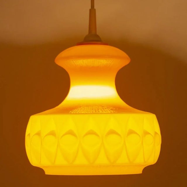 Orange Pendant Lamp from Peill & Putzler For Sale - Image 6 of 7