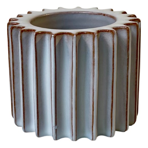 Vintage Art Deco Ceramic Vase by Christan Schollert, 1940s For Sale