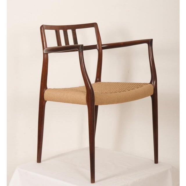 Danish Armchair in Hardwood by Niels Otto Møller For Sale - Image 3 of 16