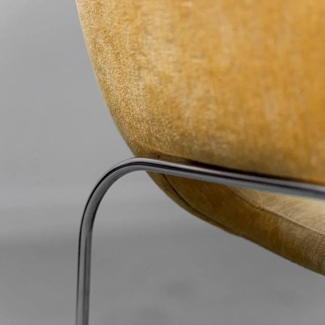 Vintage Velvet Chair by Augusto Bozzi for Saporiti, 1968 For Sale - Image 9 of 12