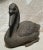 1920s Swan Statue, 1920, Bronze with Verdigris For Sale - Image 5 of 9
