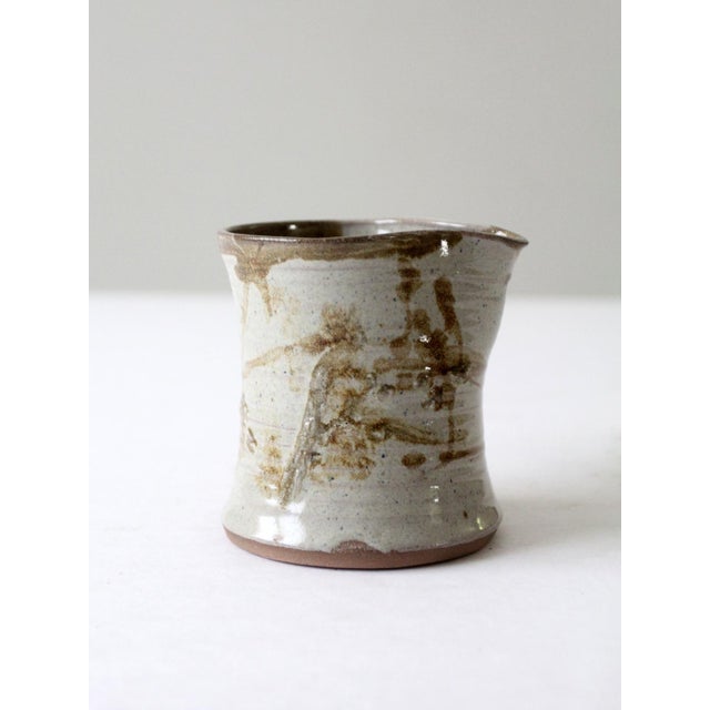 Vintage Studio Pottery Pitcher For Sale - Image 9 of 10