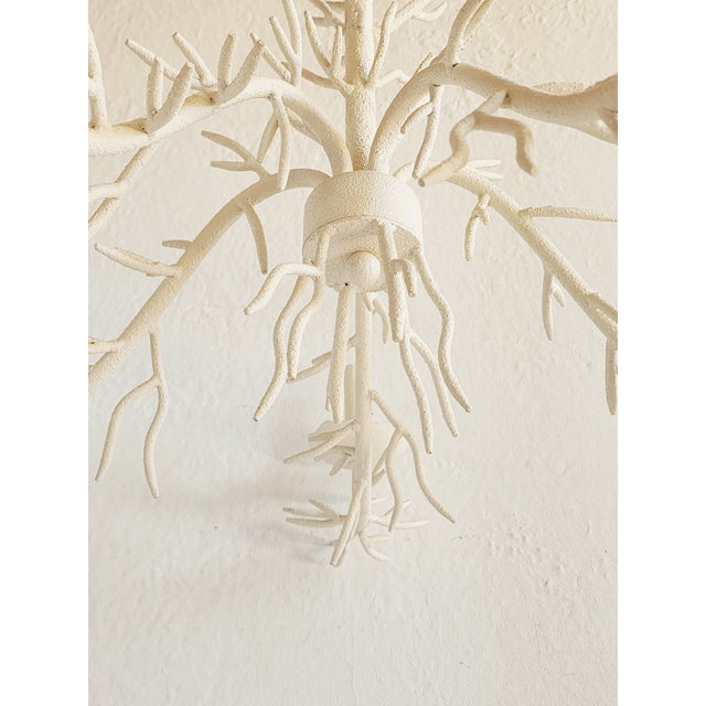 Coral Motif Five Lights Chandelier For Sale - Image 10 of 12