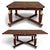 Antique French Empire Mahogany Draw Leaf Dining Table With Bronze Mounts For Sale - Image 4 of 17