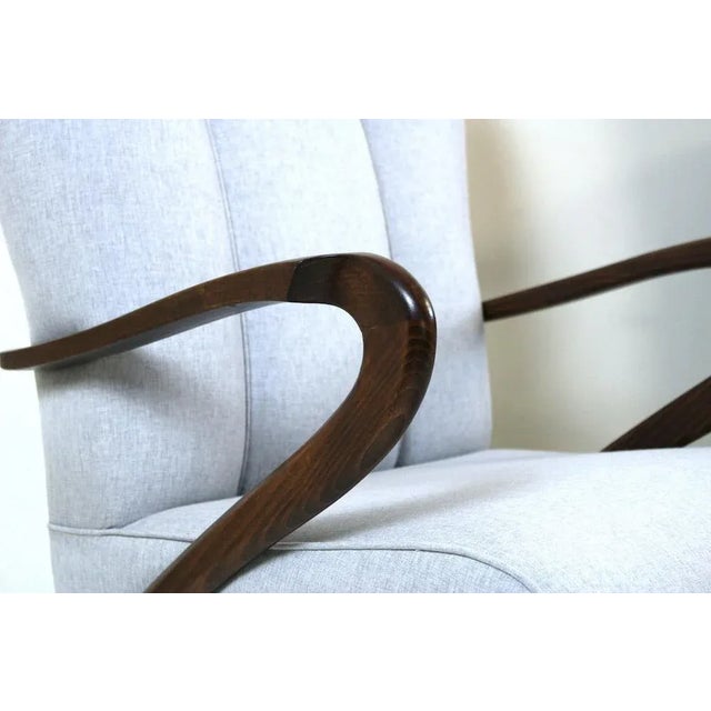 Set of Vintage Armchairs attributed to Guglielmo Ulrich, 1950s For Sale - Image 6 of 13