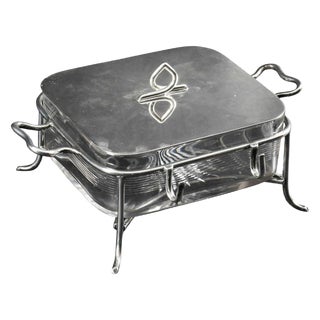 Butter Sardine Dish from Mappin & Webb, 19th Century For Sale