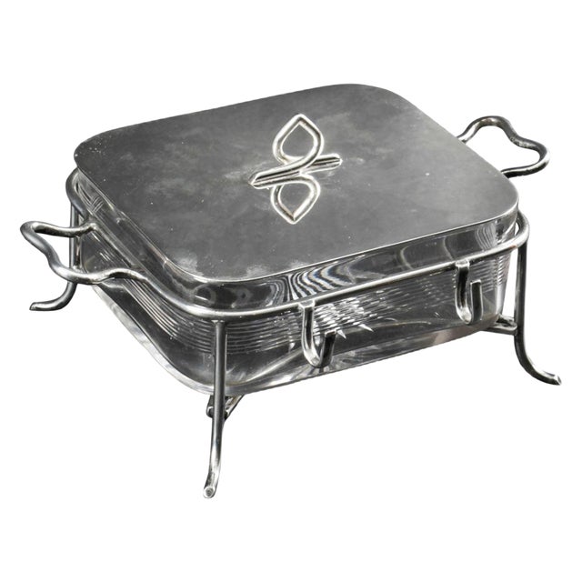 Butter Sardine Dish from Mappin & Webb, 19th Century For Sale