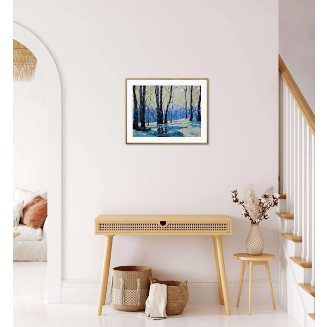 2020s Contemporary Impressionist Landscape Trees Painting For Sale - Image 5 of 12