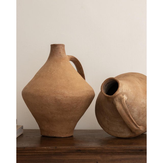 Rustic Ceramic Jars, 19th Century, Set of 2 For Sale - Image 3 of 9