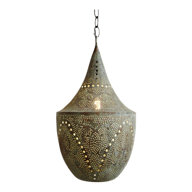 Copper Madras Pendant Light Small For Sale
