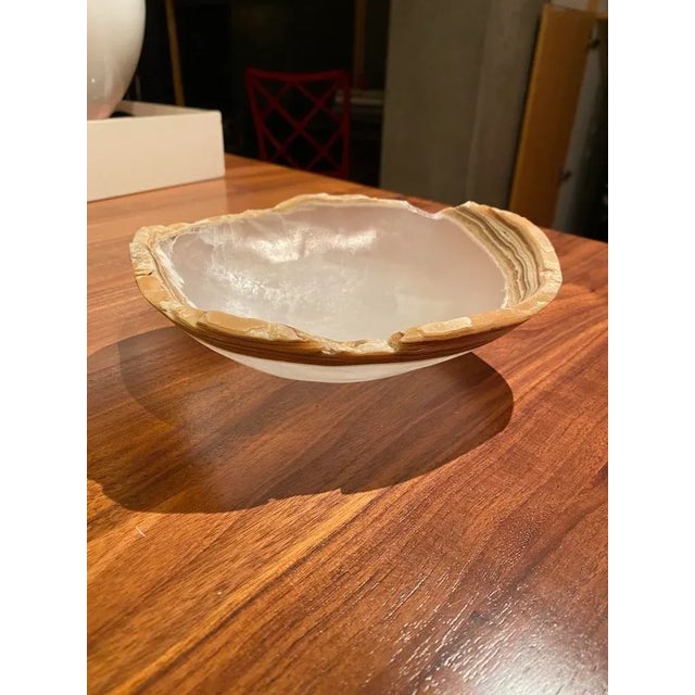 Raw Edge Onyx Bowl For Sale - Image 10 of 10