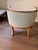 Wood Pair of Mid 20th Century French Empire Style Barrel-Back Carved and Gilt Chairs For Sale - Image 7 of 10