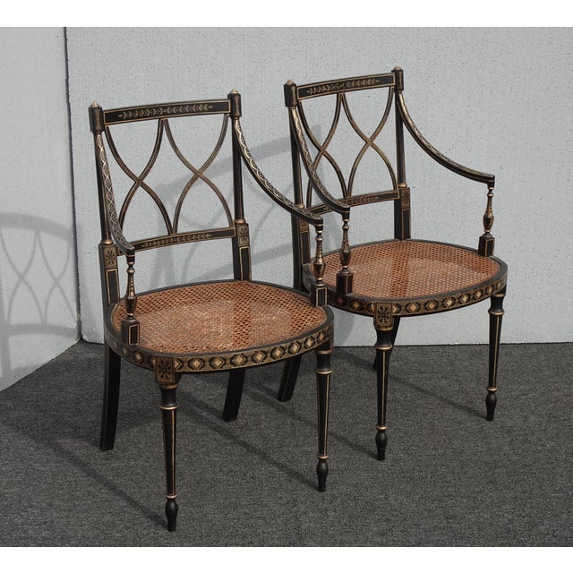 Gorgeous Chairs in Great Vintage Condition. Solid and Firm. Wear is usual for their age. Please study the photos and ask...