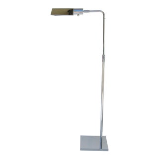 Mid-Century Koch & Lowy "O M I " - Chrome Adjustable Floor Lamp For Sale