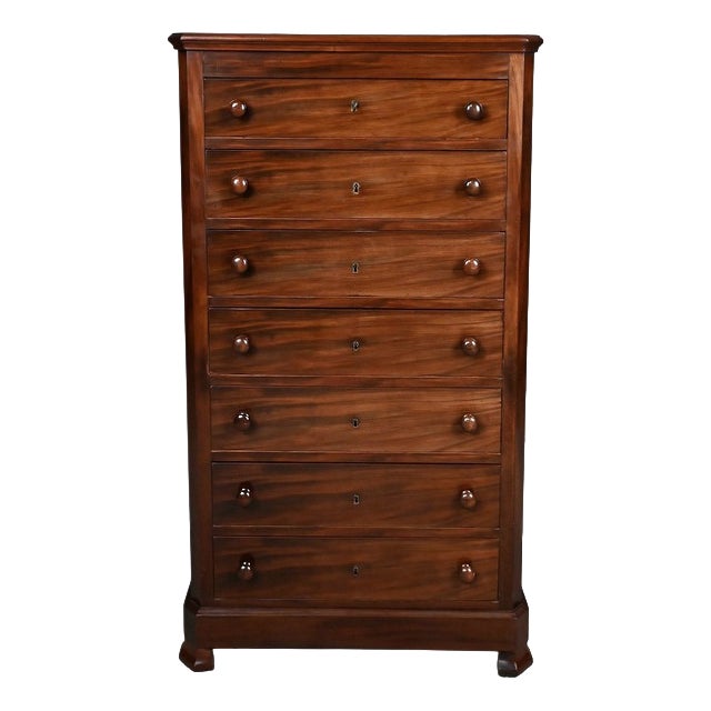 Late 19th Century Mahogany Chest of Drawers For Sale