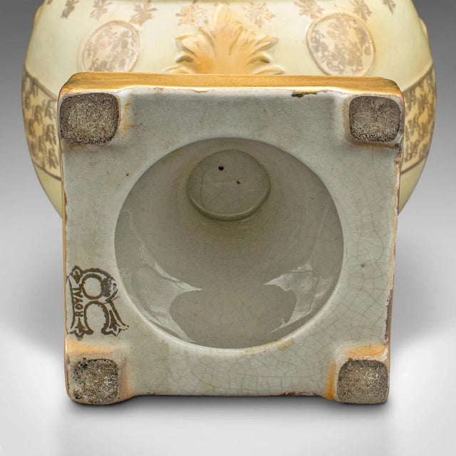 1920s Antique Ceramic Flower Vase For Sale - Image 12 of 12