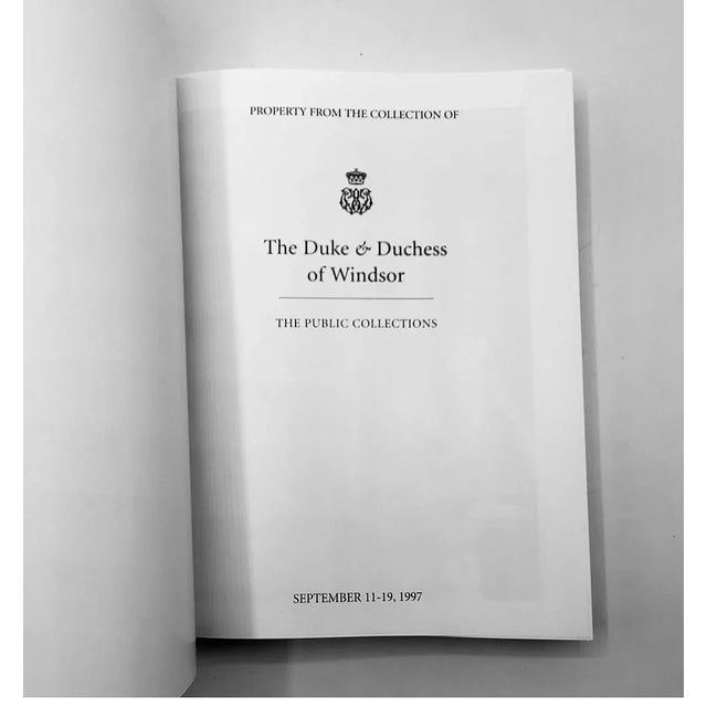 1990s Duke & Duchess of Windsor Sotheby's Auction Catalogue, 1997, Set of 3 Softcover Volumes With Slipcase For Sale - Image 5 of 18