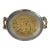 1980s David Marshall Brutalist Aluminum and Brass Large Handled Tray For Sale