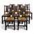 Straw-Seated Chairs with a Backrest Carved with a Rosette, 1920s, Set of 8 For Sale - Image 9 of 9
