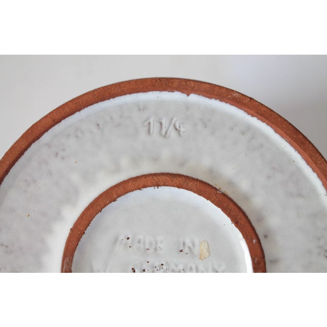 Ceramic Vintage Marei Keramik West Germany Lava Glaze Planter For Sale - Image 7 of 8