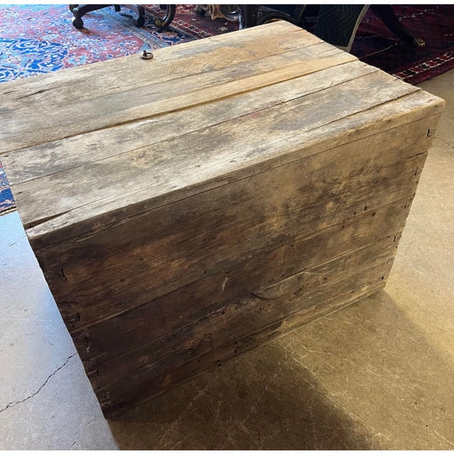 Mid 19th Century Painted Trunk For Sale - Image 12 of 12