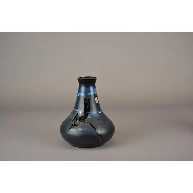 Art Nouveau Glass Vases from Afors, Sweden, 1920s, Set of 2 For Sale - Image 3 of 7