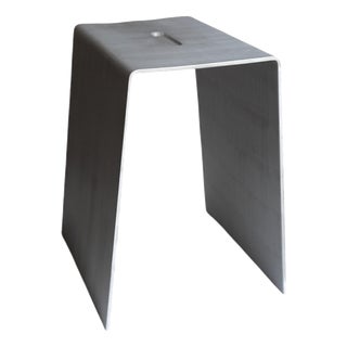 Como Aluminum Stool by Form & Eisen For Sale