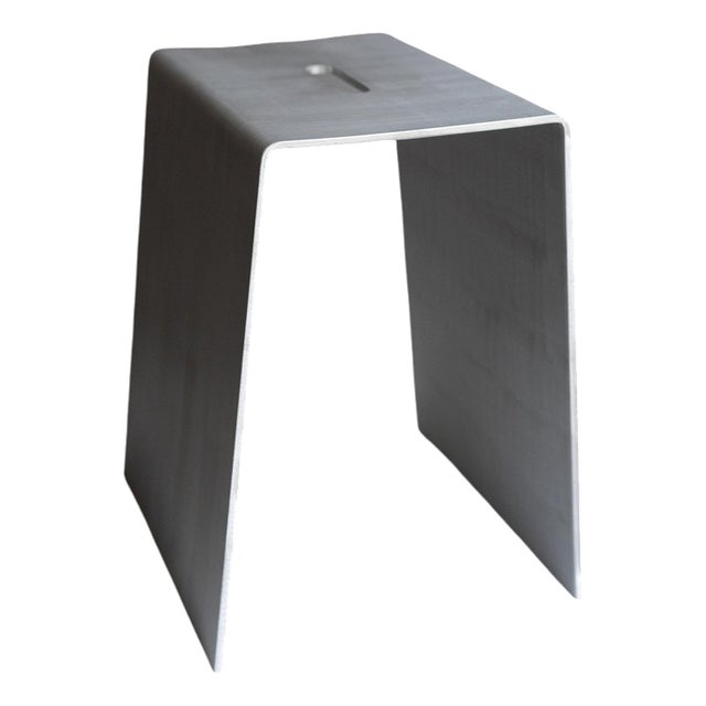 Como Aluminum Stool by Form & Eisen For Sale