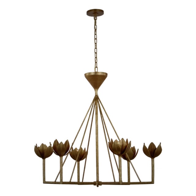 Visual Comfort Alberto Chandelier - Stunning Statement Piece For Sale