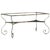 New Garden, Patio or Dining Table in Wrought Iron For Sale
