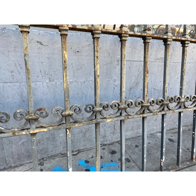 1920s 1920s Spanish Revival Iron Gate With Spanish Hearts For Sale - Image 5 of 10