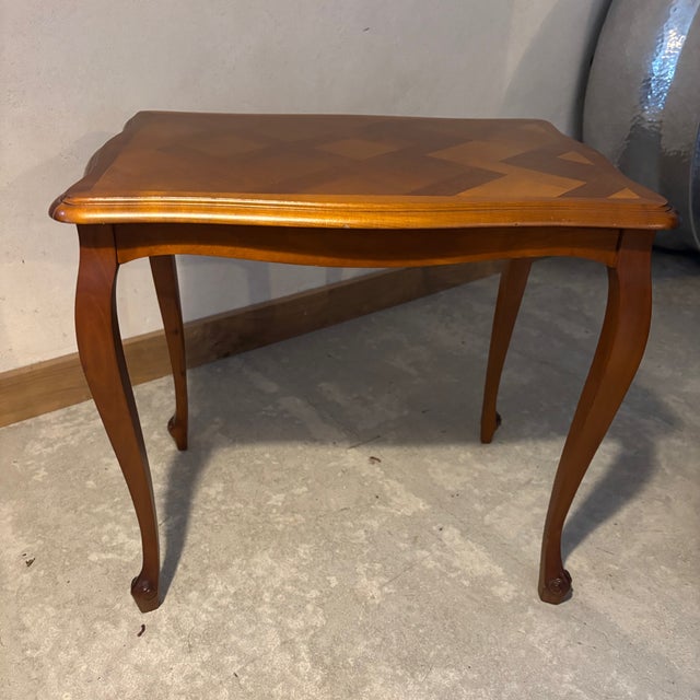 Louis XV Style Nesting Tables in Cherrywood, Set of 3 For Sale - Image 5 of 8