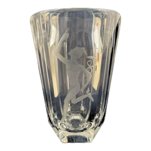 Late 20th Century Elis Bergh Vintage for Kosta Boda Crystal Vase